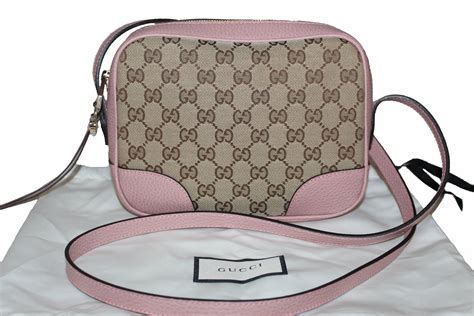 gucci purse with pink trim|pink gucci purse authentic.